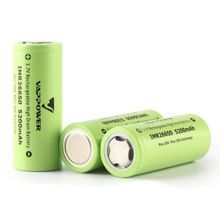 Vappower IMR26650 5200mAh 30A